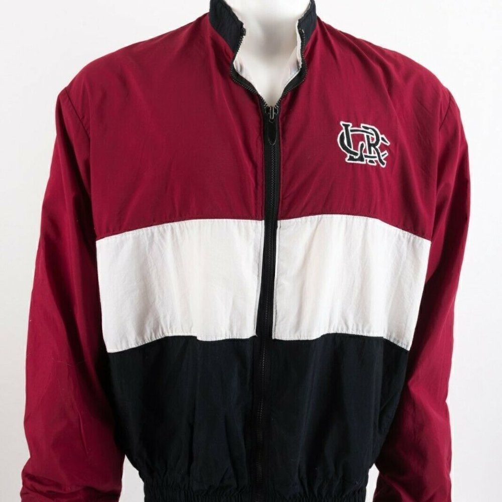 Vintage DeLong Mens Windbreaker Nylon Jacket XL